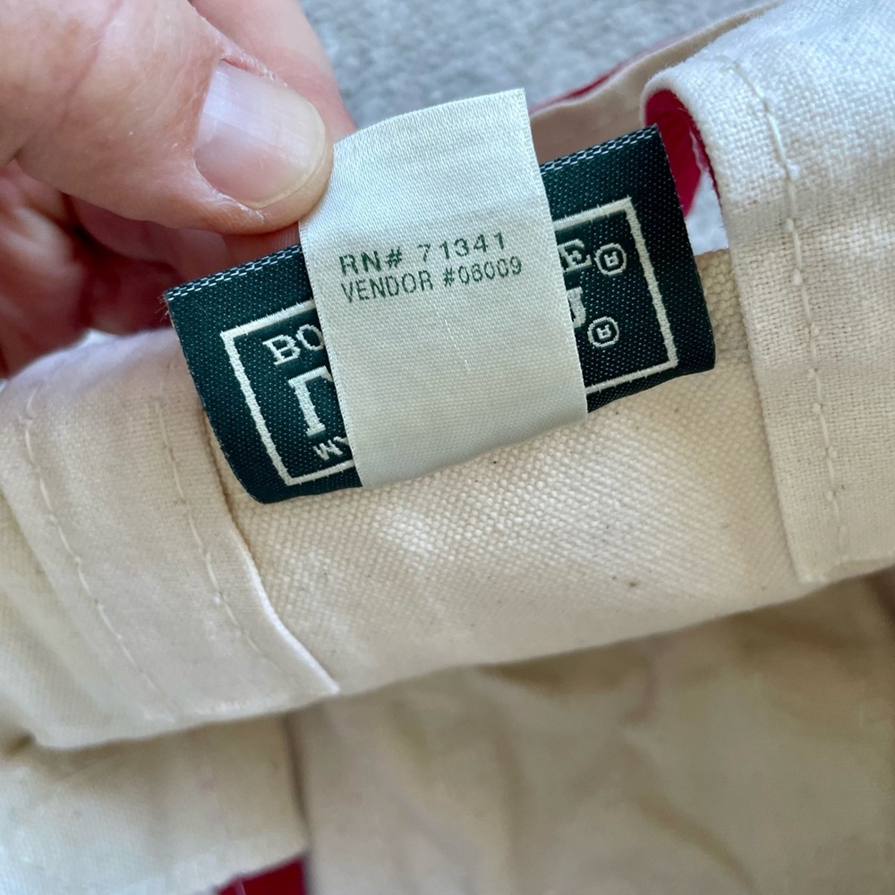 L.L. Bean Boat and Tote Mini, Red - Picture 6 of 9